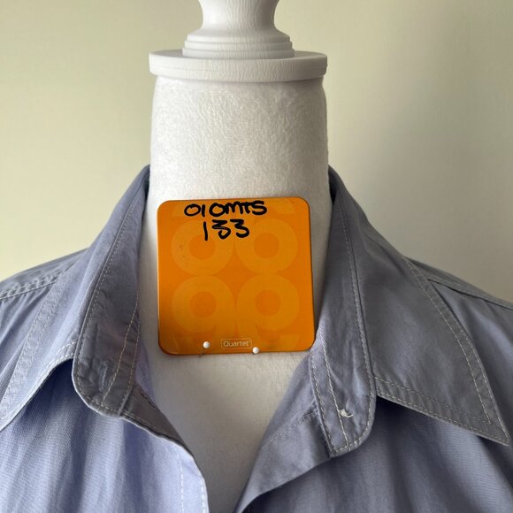 💙 Tommy Hilfiger Light Blue Cotton Button-Down Shirt - Classic & Versatile - Picture 11 of 11